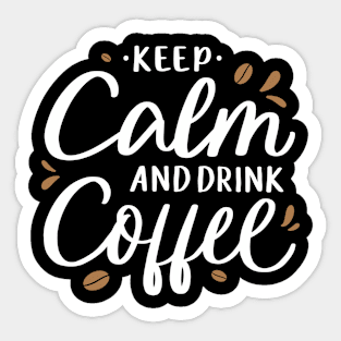 Calm Coffee Sticker